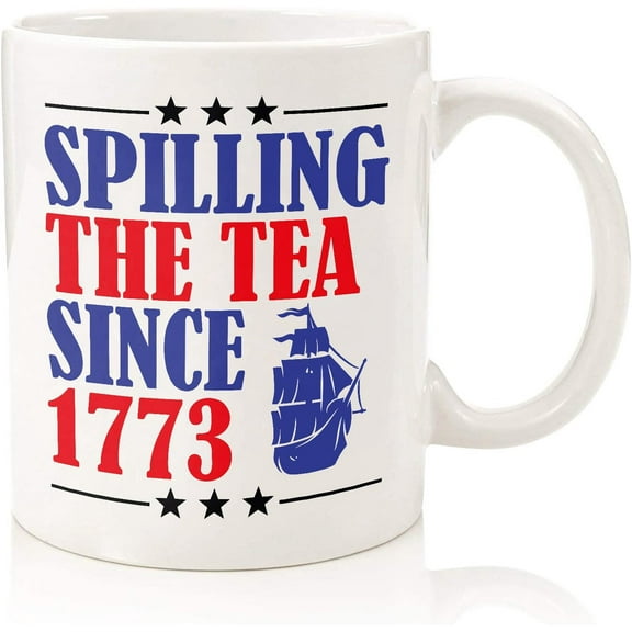 History Teacher Gifts For Women Men – Appreciation Gifts For History Teacher, Funny History Major Teachers Mug Spilling the Tea Since 1773 Coffee Cup Gift For Women Men White Ceramic Coffee Mug 11oz