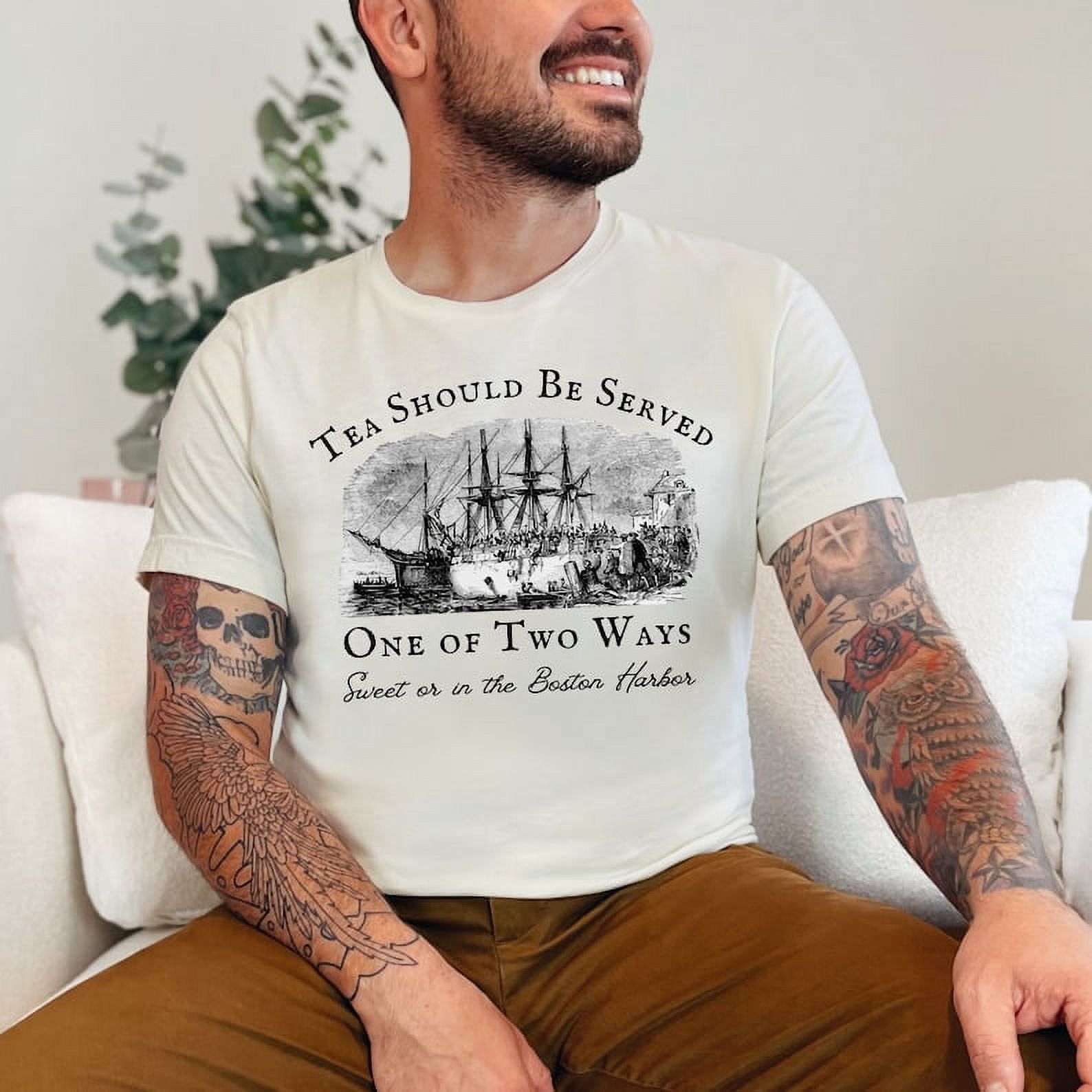 History Teacher Shirt, Tea Should Be Served One of Two Ways Sweet or