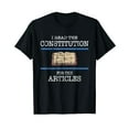 thumbnail image 1 of History Teachers Read the Constitution Distressed Funny T-Shirt, 1 of 5