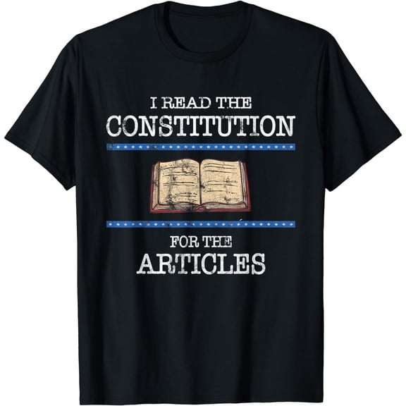 History Teachers Read the Constitution Distressed Funny T-Shirt