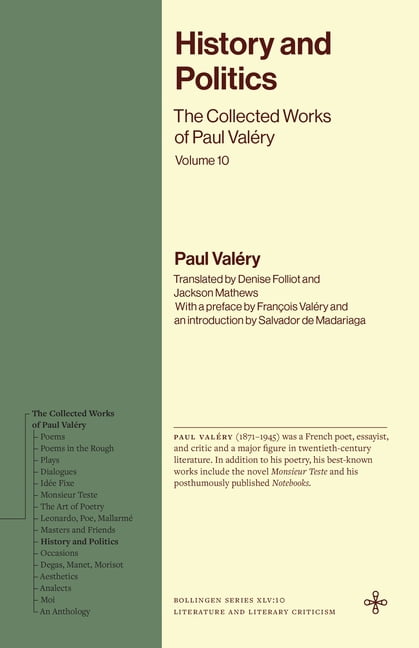 Bollingen Recollections History and Politics: The Collected Works of Paul ValÃ©ry, Volume 10, (Paperback)