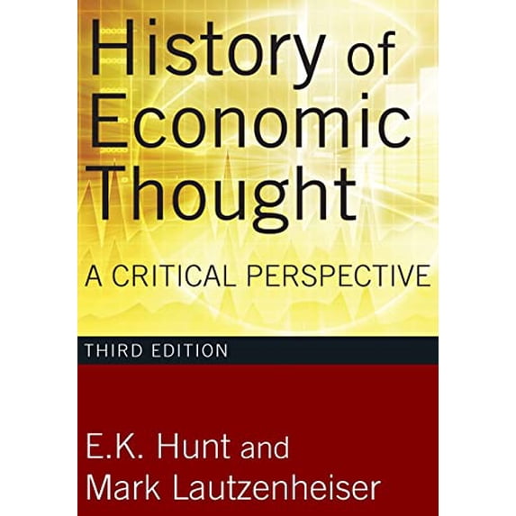 Pre-Owned History of Economic Thought: A Critical Perspective (Paperback) 0765625997 9780765625991