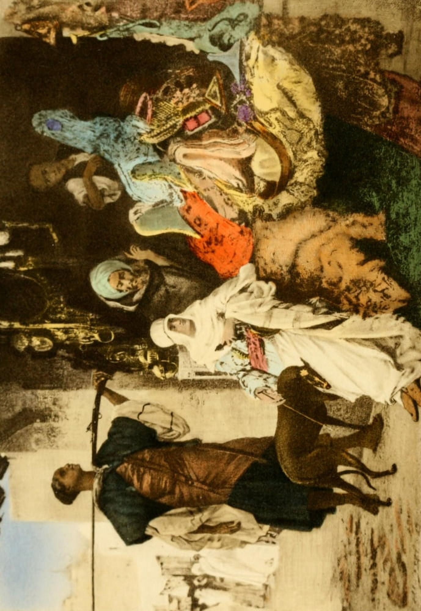 History of Egypt 1901 An Egyptian Wedding Party Canvas Art - Unknown (24 x 36)