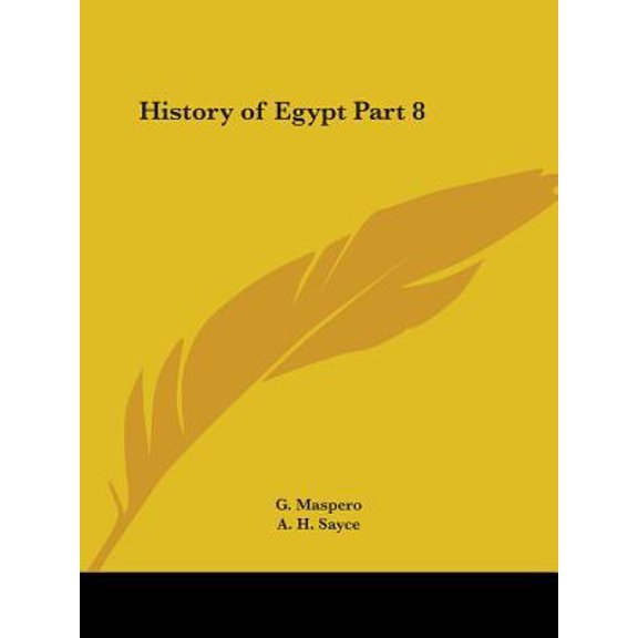 History of Egypt Part 8 Paperback