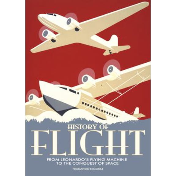 Pre-Owned History of Flight: From the Flying Machine of Leonardo Da Vinci to the Conquest of the Space (Hardcover) 8854407593 9788854407596