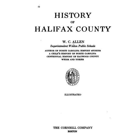 History of Halifax County