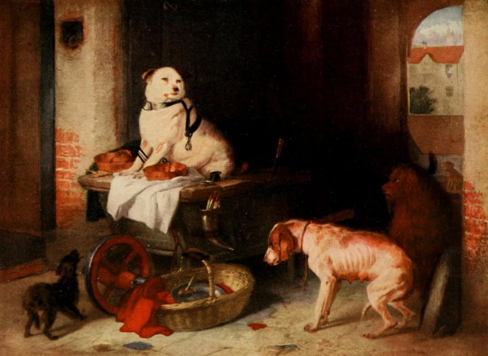 History of Modern Painting 1907 Jack in Office Canvas Art - Edwin Landseer (24 x 36)