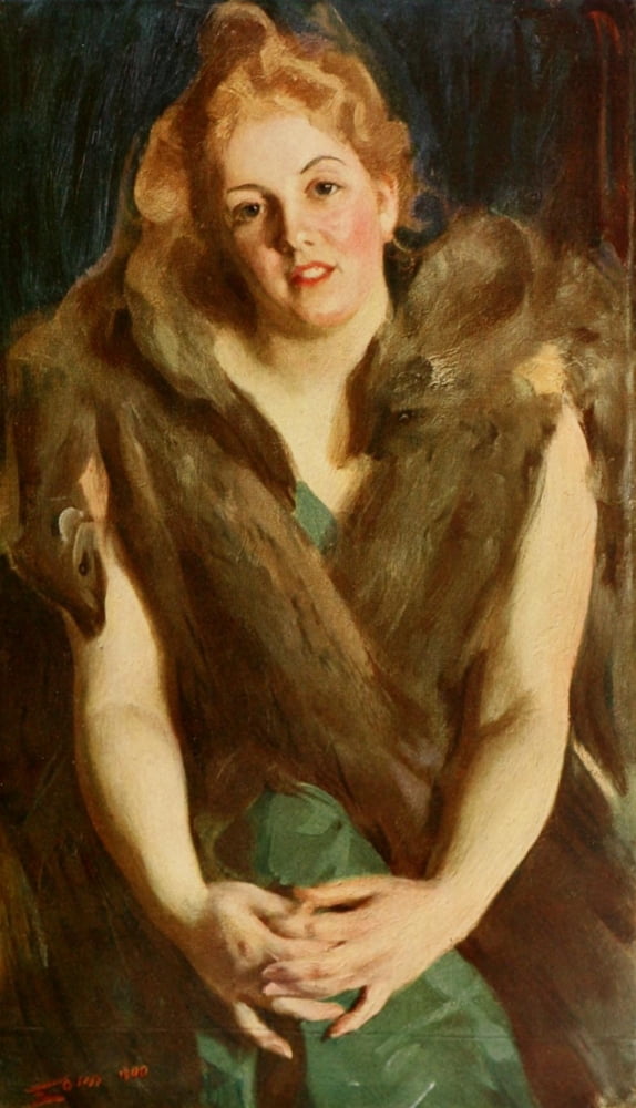History of Modern Painting 1907 The Maja Canvas Art - Anders Zorn (18 x 24)