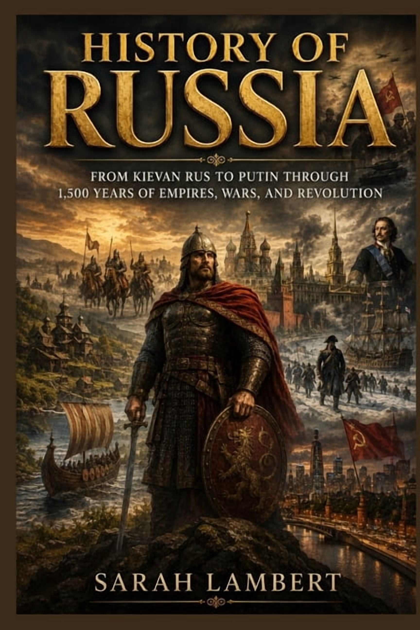 History of Russia: From Kievan Rus to Putin Through 1,500 Years of Empires, Wars, and Revolution, (Paperback)