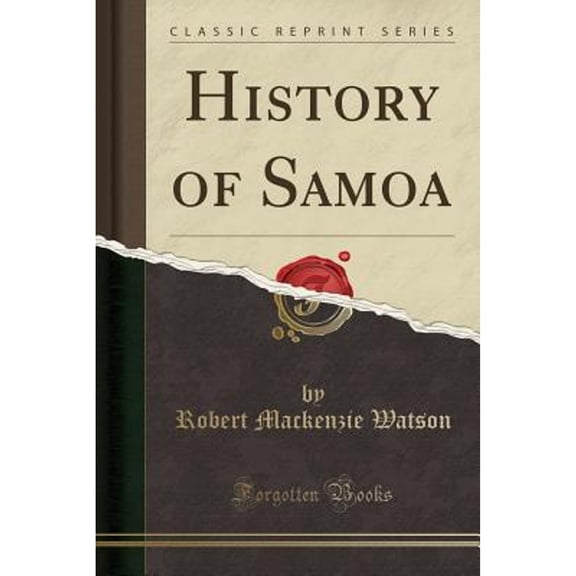 History of Samoa (Classic Reprint)