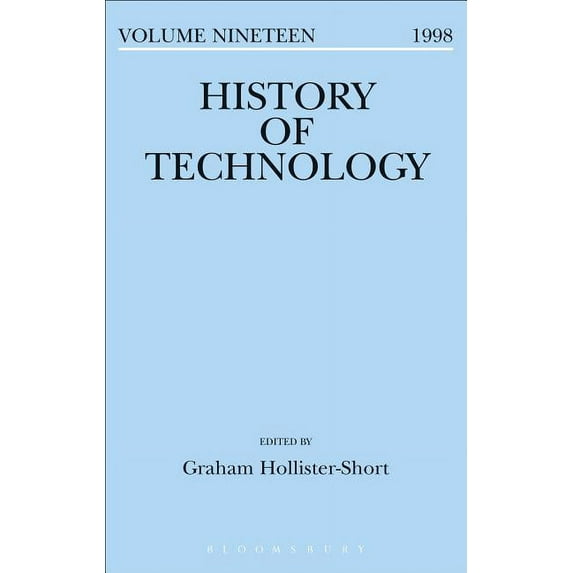 History of Technology History of Technology Volume 19, Book 4, (Hardcover)