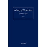 History of Universities History of Universities Volume XXI/1, Hardcover