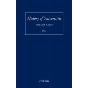 History of Universities History of Universities Volume XXII/2, Book 2, Hardcover