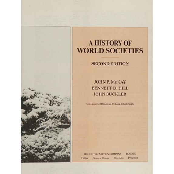 Pre-Owned A history of world societies (Hardcover) 0395359457 9780395359457