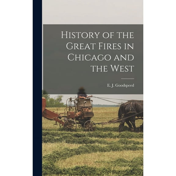 History of the Great Fires in Chicago and the West (Hardcover)