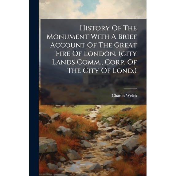 History Of The Monument With A Brief Account Of The Great Fire Of London. (city Lands Comm., Corp. Of The City Of Lond.) (Paperback)