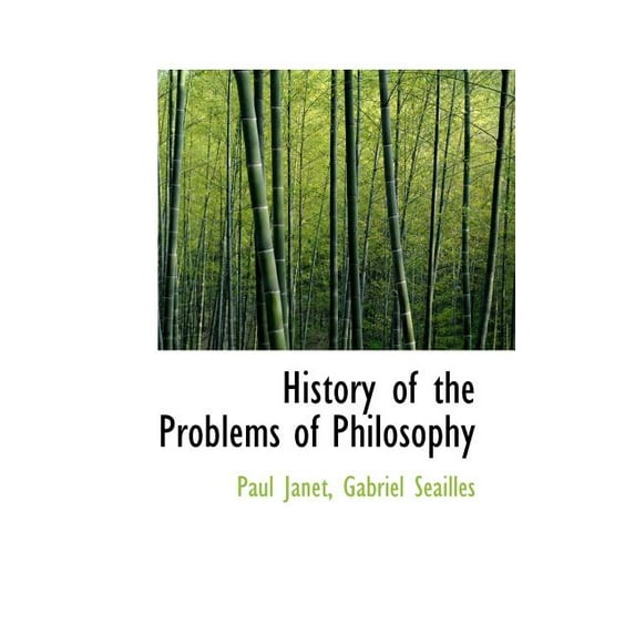 History of the Problems of Philosophy (Paperback)