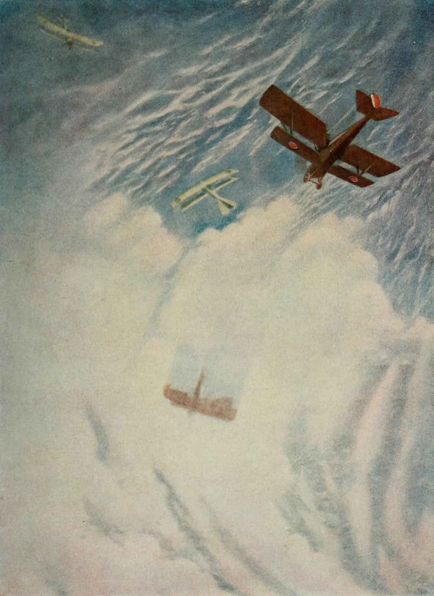 History of the World War 1917 The War in the Air Canvas Art - CRW Nevinson (18 x 24)