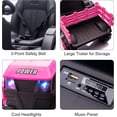 thumbnail image 1 of Historyli 12V Ride On Tractor, with Remote Control, Battery Powered, with Detachable Trailer, Pink, 1 of 7