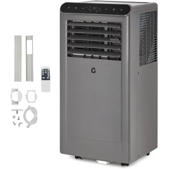 Historyli 8,000 BTU Portable Air Conditioners,3-in-1 Portable AC Unit Cools Up to 350 Sq.Ft,Quiet Air Conditioner with Fast Cooling/Energy Saving/Remote Control/24Hrs Timer for Bedroom,Office