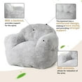 thumbnail image 1 of Historyli Bean Bag Chair, with Filler Included, Large, Machine Washable, Memory Foam, Ultra Soft Faux Fur Fabric, Round, 1 of 8