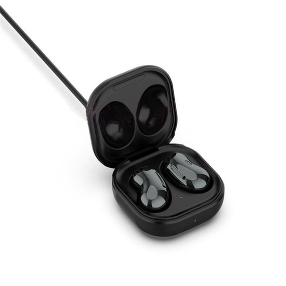 Historyli Charger Headset Charging Box, with Led Light, Compatible for Galaxy Buds Live Bluetooth Earphones, Black