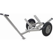 Historyli Dolly with Load Binder & Chain, Heavy Duty Steel ATV Skidding Arch Holder Mover Dollies, 440 Pound Capacity, Outdoor Tools,Grey