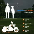 thumbnail image 1 of Historyli Electric Motorcycle, 24V, 250W Electric Dirt Bike, with LED Light, Leather Seat, Orange, 1 of 7