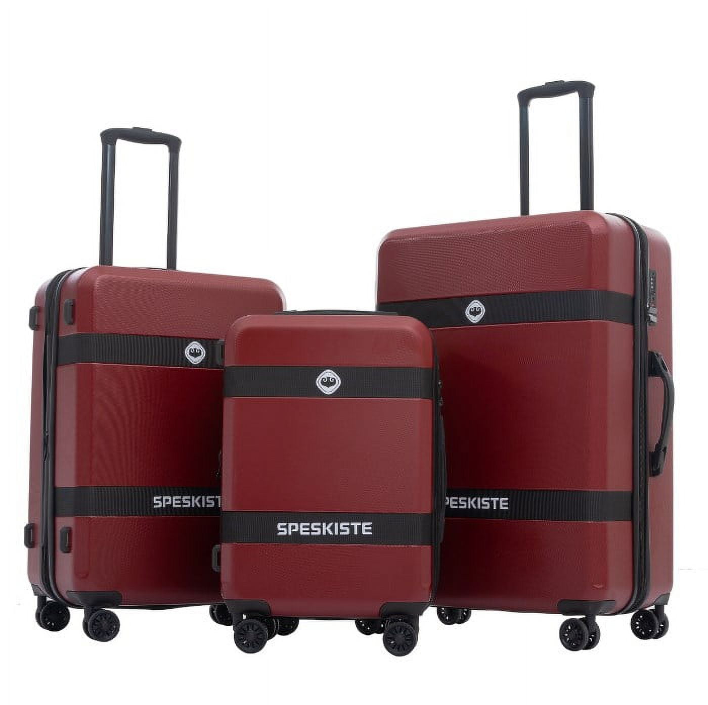 3-Piece Hardside Luggage Set - 20/24/28 Inch With TSA Lock & Spinner Wheels-512530