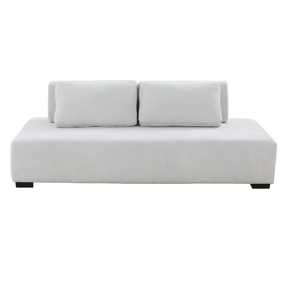 Historyli Go5H 3-Seater Sofa Couch With Anti Slip Backrest Cushion, PillowUpholstered Minimalist Sofa, Multifunctional Couch For Living Room, Lounge, Bedroom