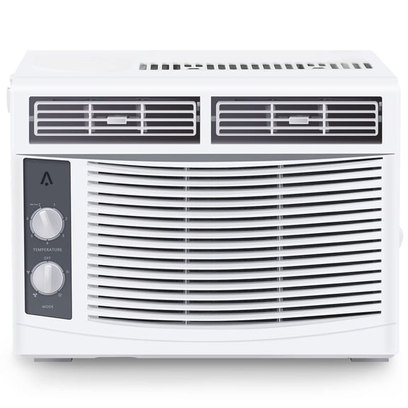 Historyli Go5H 5000 BTU Window Air Conditioner, Window AC Unit with Easy-to-Use Mechanical Controls and Reusable Filter, Efficient Cooling for Smaller Areas, Cools 150 Sq.ft, 110-115V