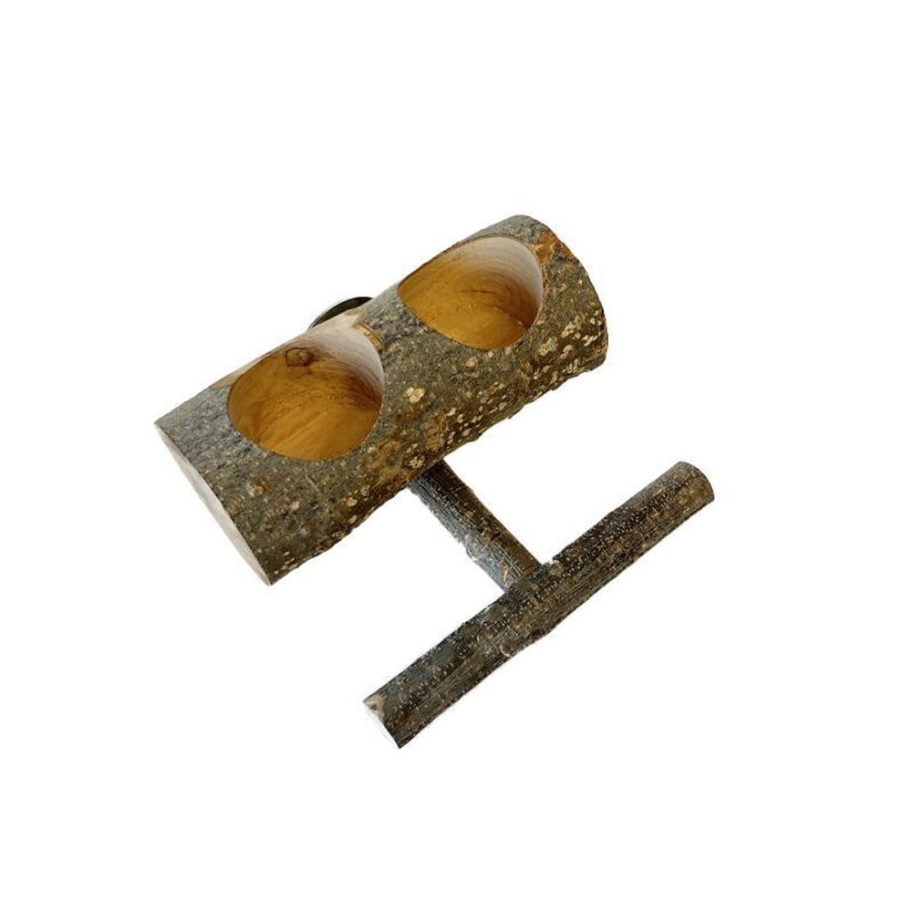Historyli Go5H Bird Natural Wood Feeder With Perches Stand, Parrot ... - Macaw Bird Dining Platforms For Sale