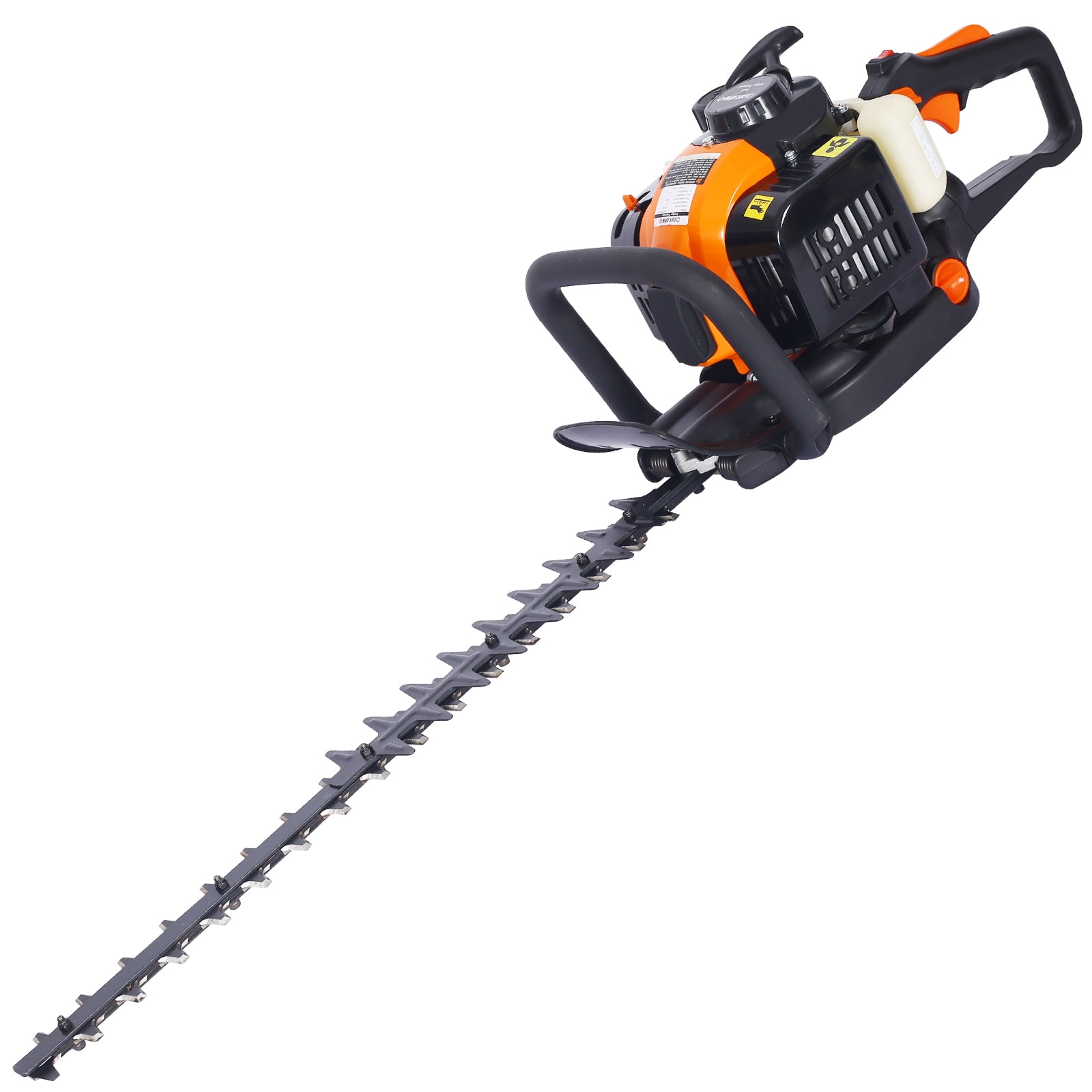 Historyli Go5H Gas Powered Hedge Trimmer 26cc 2-cycle 24" Double-Sided Blade Shrubbery Trimmer With Recoil Gasoline Trim Blade For Yard