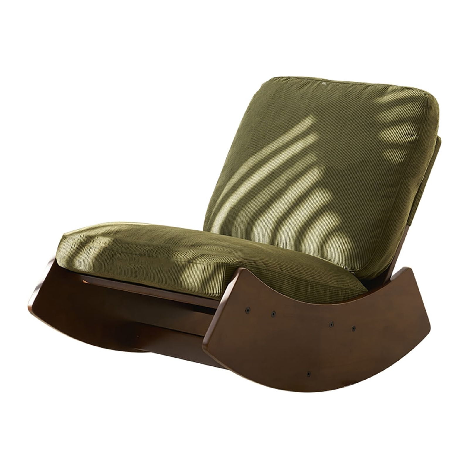 Historyli Go5H Nursery Rocking Chair Upholstered Glider Chair Solid Wood Frame Accent Chair For Living Room Bedroom Playroom