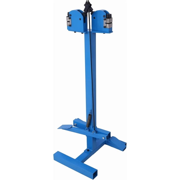 Historyli Manual Steel Metal Stretcher Shrinker Bracket,Shrinker Stretcher and Stretcher with Foot Pedal Sheet,Throat Depth 18 Gauge Mild Steel Capacity,Blue