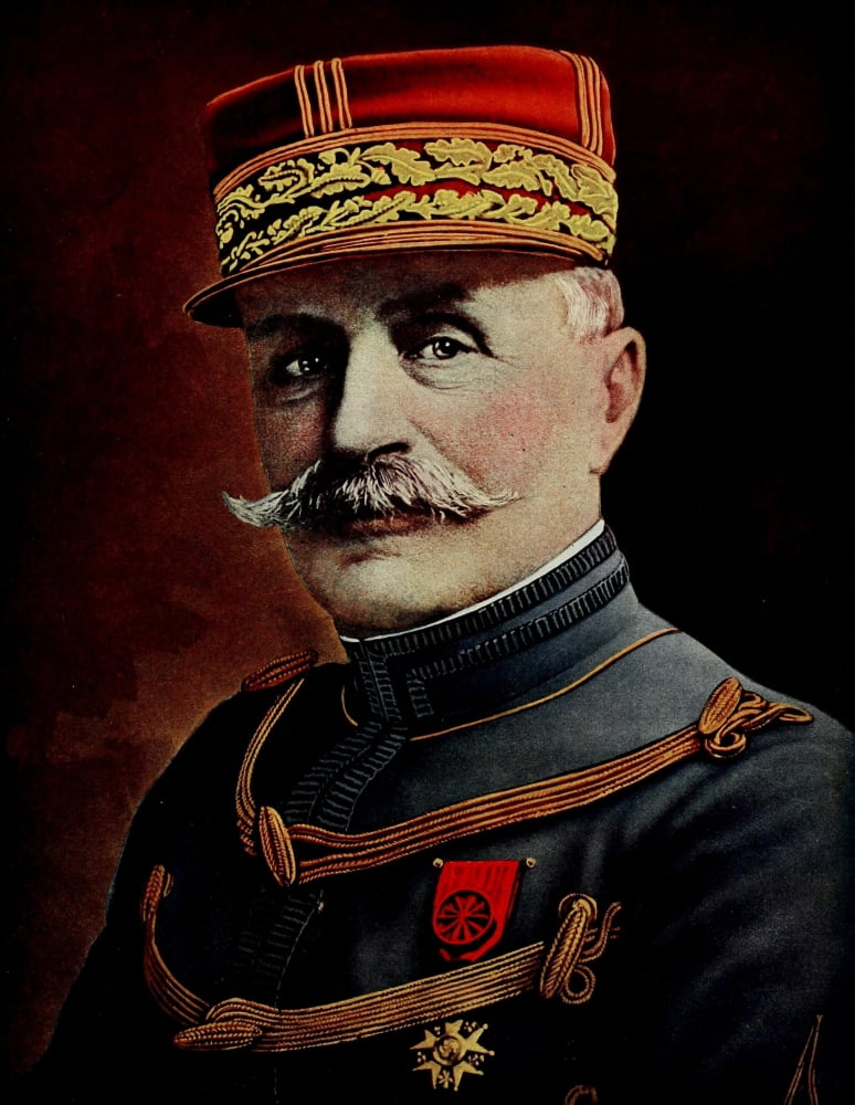 Historys Greatest War 1919 Ferdinand Foch C-in-C of Allied Armies Canvas Art - Unknown (24 x 36)