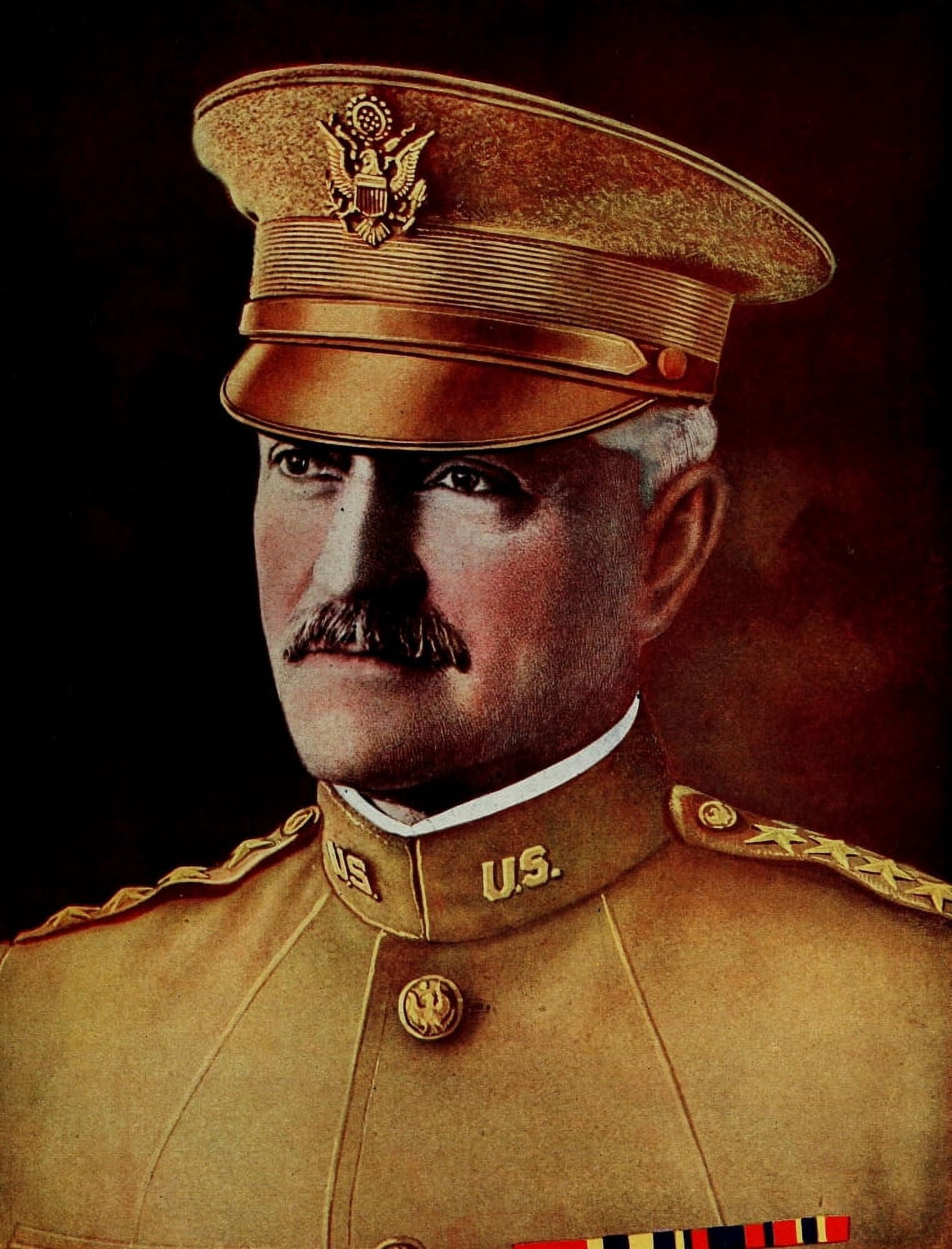 Historys Greatest War 1919 Pershing C-in-C of US Forces abroad Canvas Art - Unknown (24 x 36)