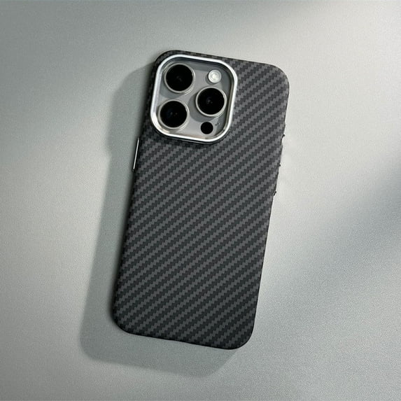 Hit Color Carbon Fibre Relief MagSafe Phone Case for iPhone 13 15pro max 15 14 Pro 12 Wireless Charging Alloy Lens Hard PC Cover (C,for iphone14 (6.1inch))