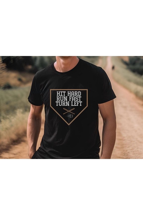 Hit Hard Run Fast Turn Left Baseball Softball Baseball Love, Softball Love, Baseball Player, Softball Player