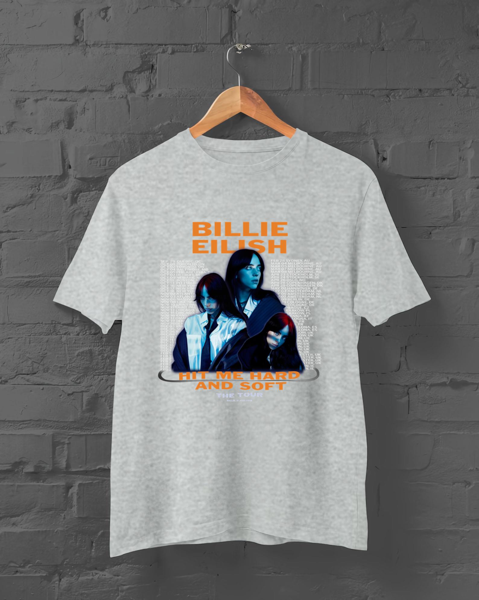 Hit Me Hard And Soft TShirt, Billie Concert Shirt, Eilish Hit Me Hard