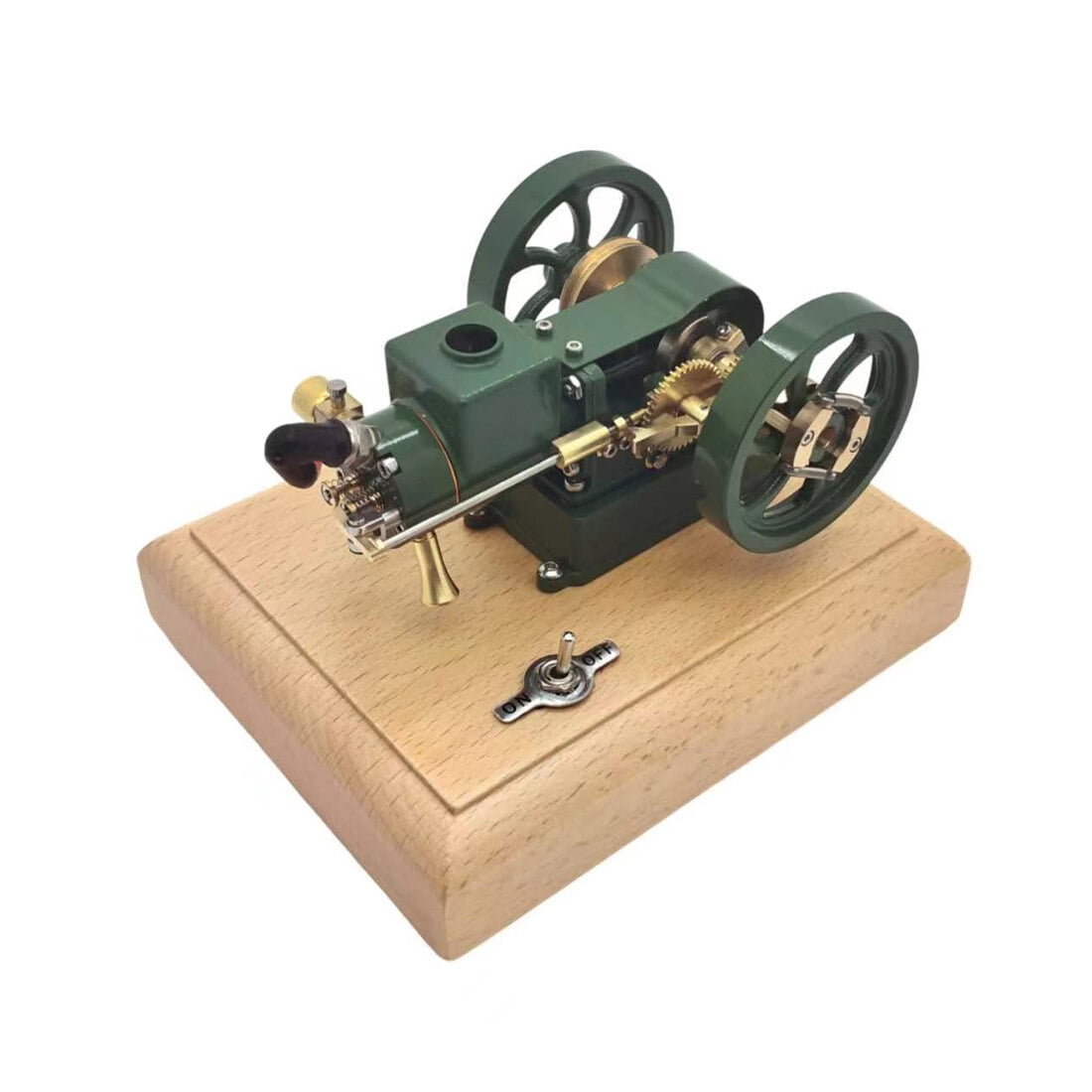 Hit & Miss Engine Model Kits, 1.6CC 4-Stroke Horizontal Gasoline Engine ...