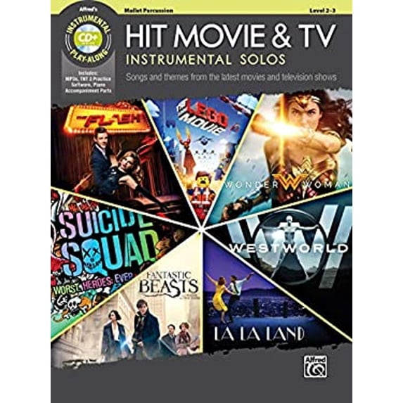 Pre-Owned Hit Movie and TV Instrumental Solos : Songs and Themes from the Latest Movies and Television Shows (Mallet Percussion), Book and CD (Paperback) 9781470640781