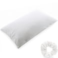 thumbnail image 1 of Hit Notion Beauty Pillow Cover Keeps Hair Tangle Free and Bonus Matched Scrunchie White King - 20" x 36", 1 of 5