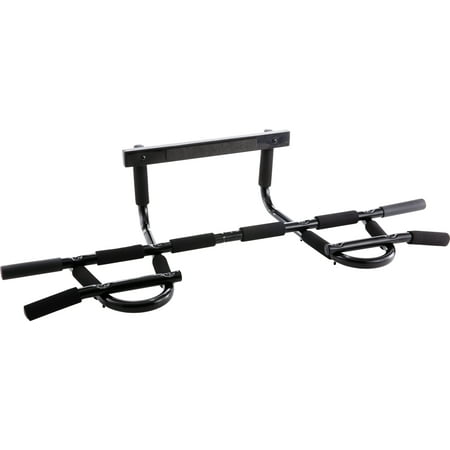 Hit Notion Iron Chin up Bar Gen. 2 Home Gym, Professional Quality Upper Body Workout Bar, Adjustable for Doors 24 In. to 32 In., Quick, Easy Assembly, No Tools, Built to Last and High Density Foam Grips
