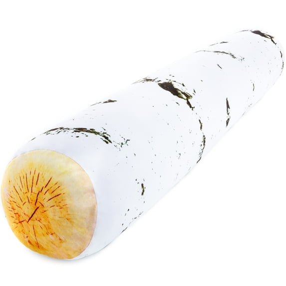 Hit Notion Log Cover Only - Body Pillowcase - Spandex/Nylon Blend for Silky Touch Body - Trunk Birch Tree Body Pillow