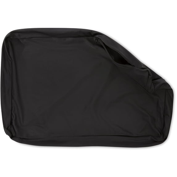 Hit Notion Premium Microbead Pillow, Anti-Aging, Silk like Cover, Matte Black ~ Cover, Matte Black Large