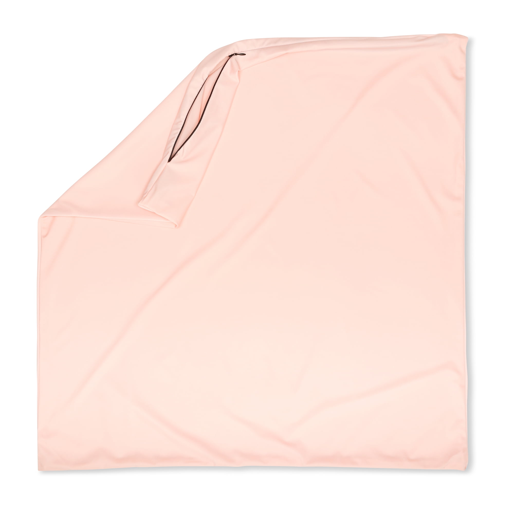 Cream Peach Microbead Throw Pillow with Nylon Spandex Cover