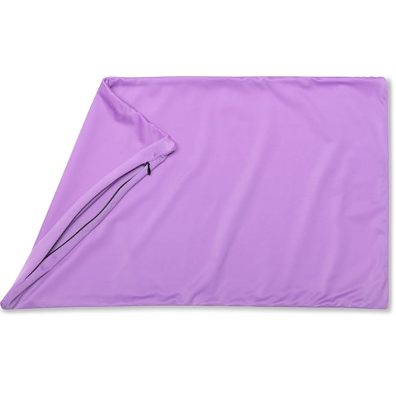 Hit Notion Throw Pillow Cozy Soft Microbead Purple: 1 Pc ~ Cover 12 x 20