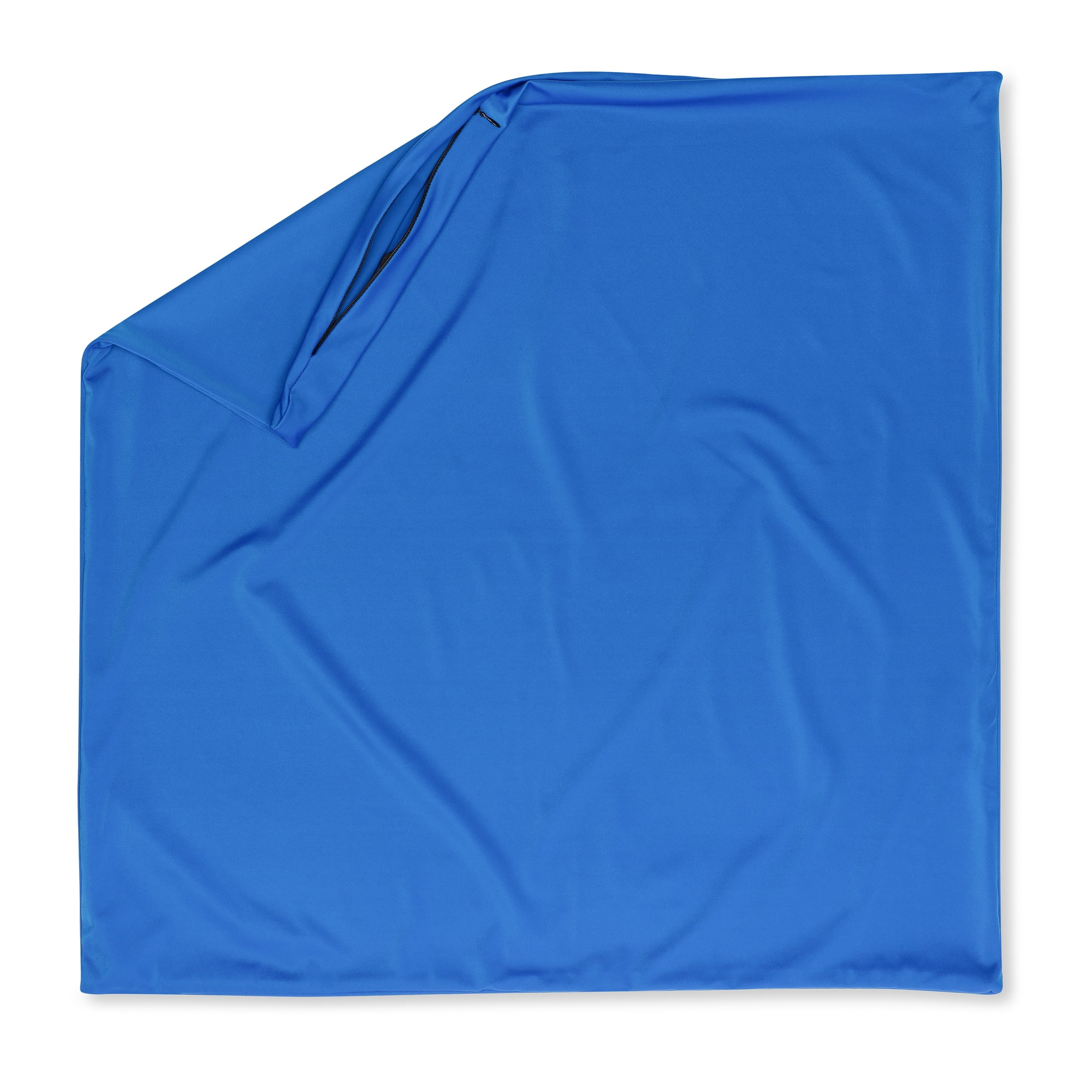 Hypoallergenic Yeal Blue 16" x 16" Nylon Spandex Euro Pillowcase
