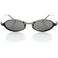 thumbnail image 1 of Hit Notion Unisex Clip-on Eyewear - Oval Shape, Metal Full Rim, Gunmetal Lavendar, 1 of 4